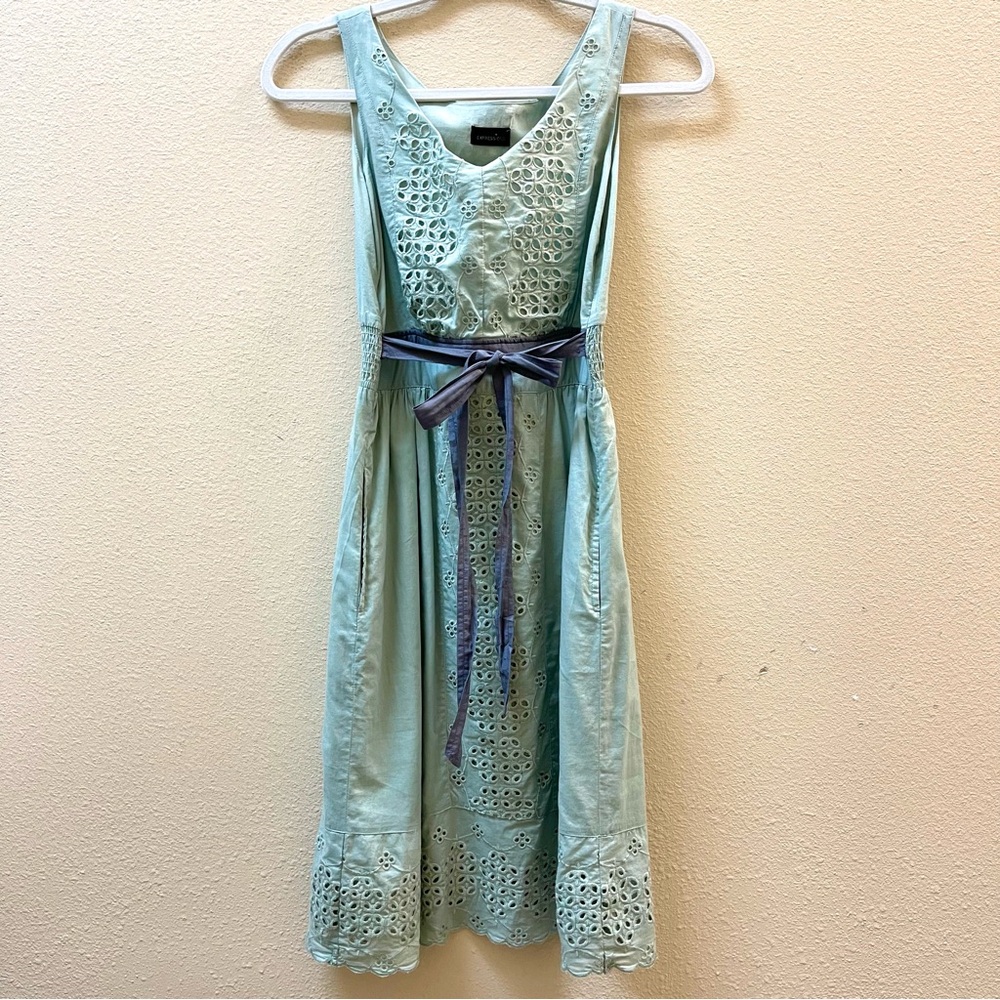 Broiderie Anglais Sleeveless Dress